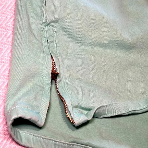 American Apparel Green Cotton Stretch Shorts. Size 24/25. Made  in USA. - Picture 3 of 10